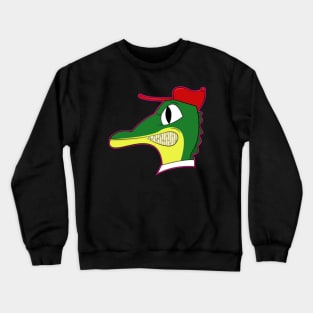 cocodrilo con gorra en estilo graffiti Crewneck Sweatshirt